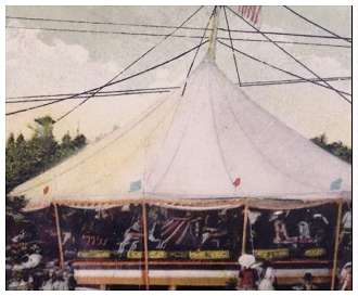 (Image: Carousel with Riders and Onlookers)